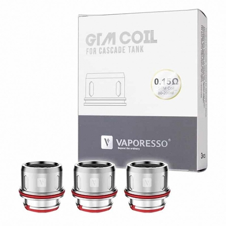 Résistance Cascade GTM8 0.15 ohm de Vaporesso par boite de 3 Résistance Cascade GTM8 0.15 ohm de Vaporesso par boite de 3