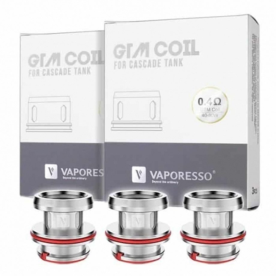Résistance Cascade GTM2 0.4 ohm de Vaporesso boite de 3 Résistance Cascade GTM2 0.4 ohm de Vaporesso boite de 3