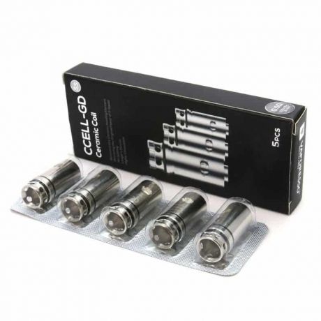 Résistance ccell GD SS316 0.5 ohm de Vaporesso boite de 5 Résistance ccell GD SS316 0.5 ohm de Vaporesso boite de 5