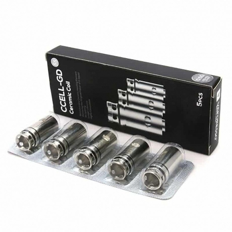 Résistance ccell GD SS316 0.5 ohm de Vaporesso boite de 5 Résistance ccell GD SS316 0.5 ohm de Vaporesso boite de 5