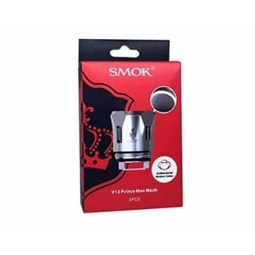 Résistance TFV12 V12 Prince max mesh 0.17 ohm de Smok boite de 3