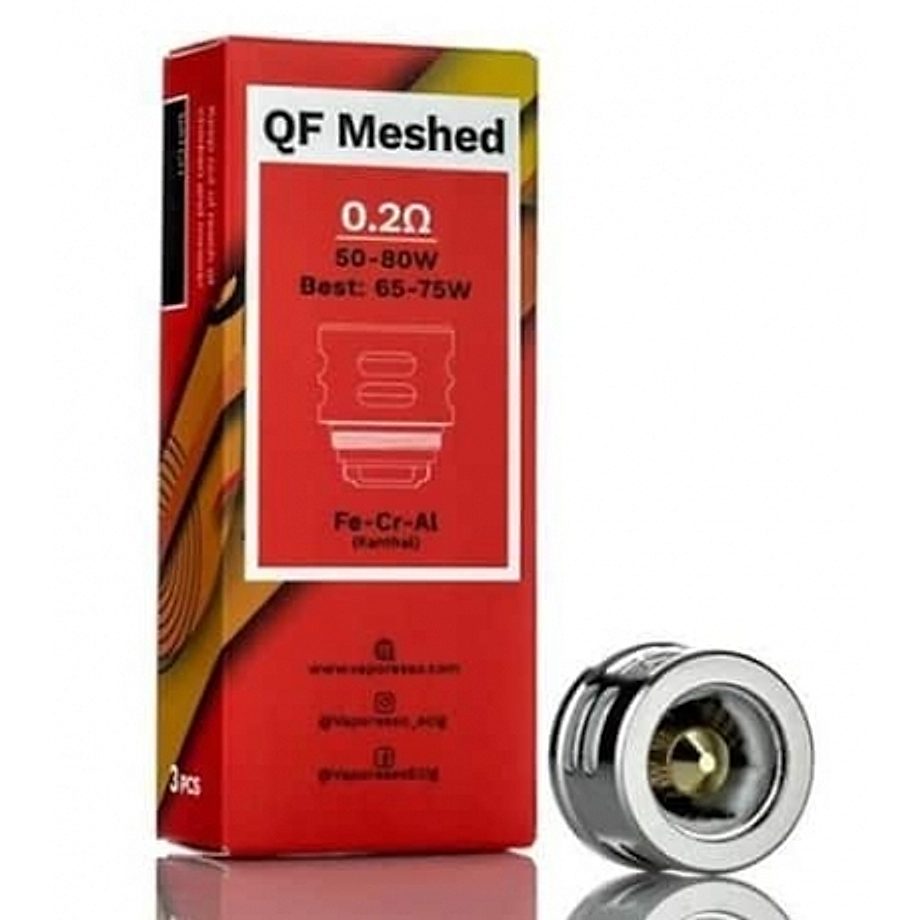 Résistance Skrr QF mesh 0.2 ohm de Vaporesso boite de 3 Résistance Skrr QF mesh 0.2 ohm de Vaporesso boite de 3