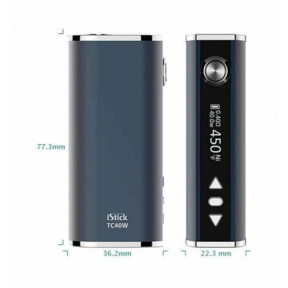 Istick 40w TC Eleaf de coté Istick 40w TC Eleaf de coté