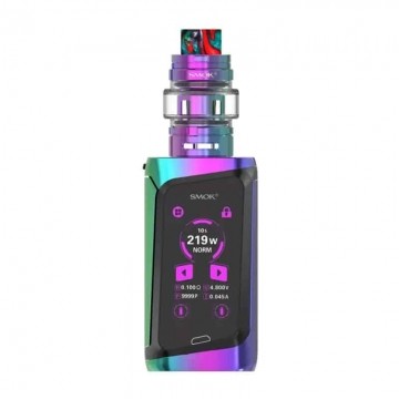 Cigarette electronique Kit Morph 219 et TF Tank de Smok couleur rainbow