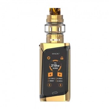 Cigarette electronique Kit Morph 219 et TF Tank de Smok couleur or