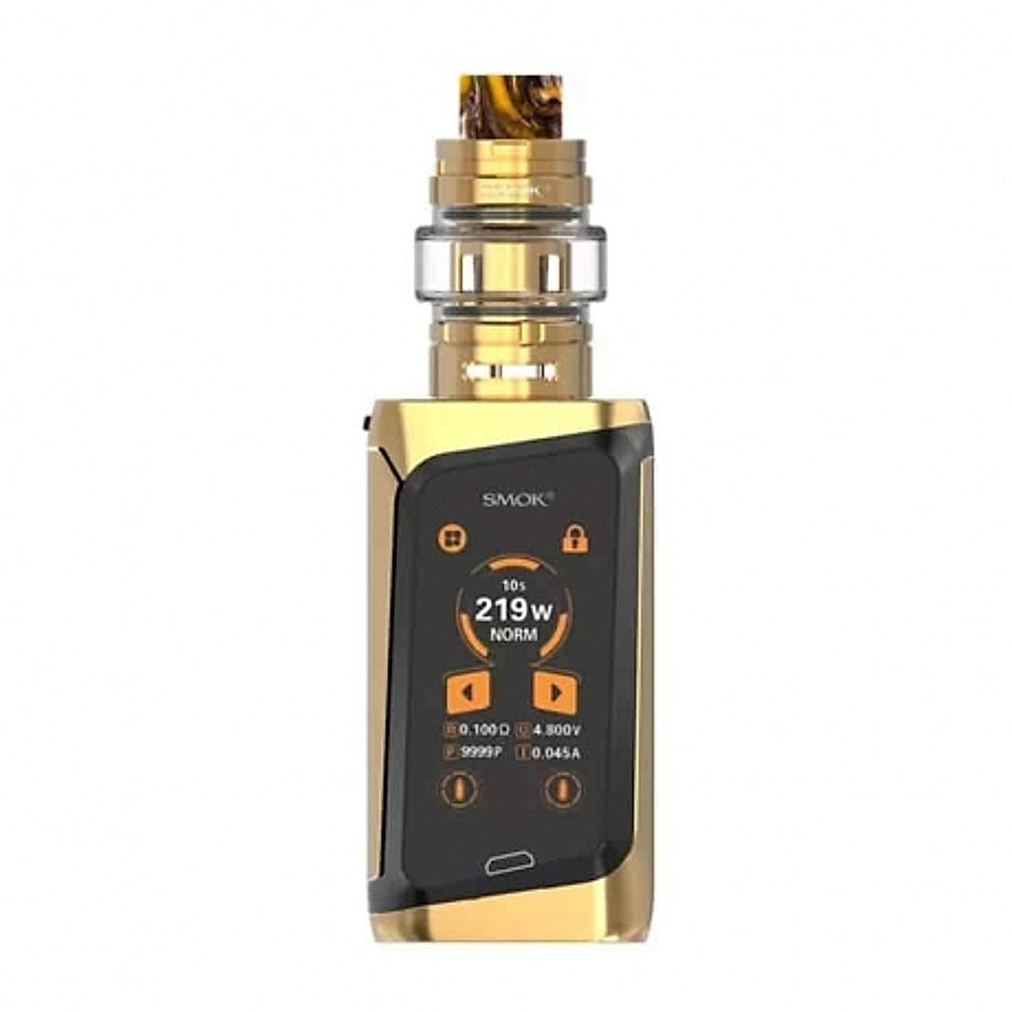 Cigarette electronique Kit Morph 219 et TF Tank de Smok couleur or Cigarette electronique Kit Morph 219 et TF Tank de Smok couleur or