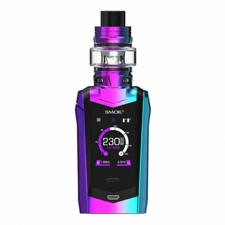 Cigarette electronique Kit Species et TFV mini V2 de Smok couleur rainbow