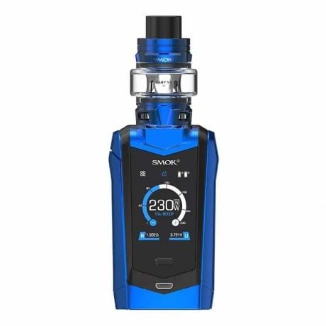 Cigarette electronique Kit Species et TFV mini V2 de Smok couleur bleu