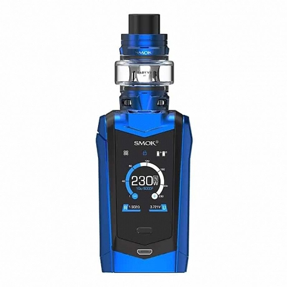 Cigarette electronique Kit Species et TFV mini V2 de Smok couleur bleu Cigarette electronique Kit Species et TFV mini V2 de Smok couleur bleu
