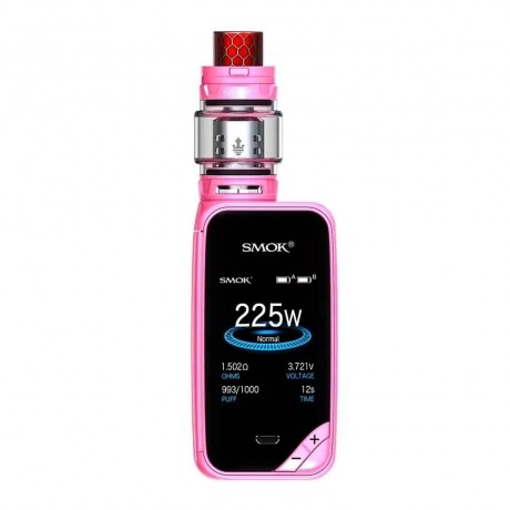 Cigarette electronique Kit X-Priv et TFV12 Prince de Smok couleur rose