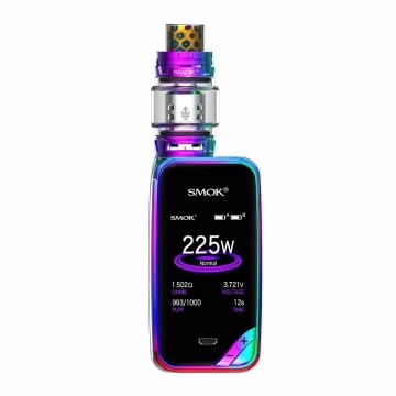 Cigarette electronique Kit X-Priv et TFV12 Prince de Smok couleur arc en ciel