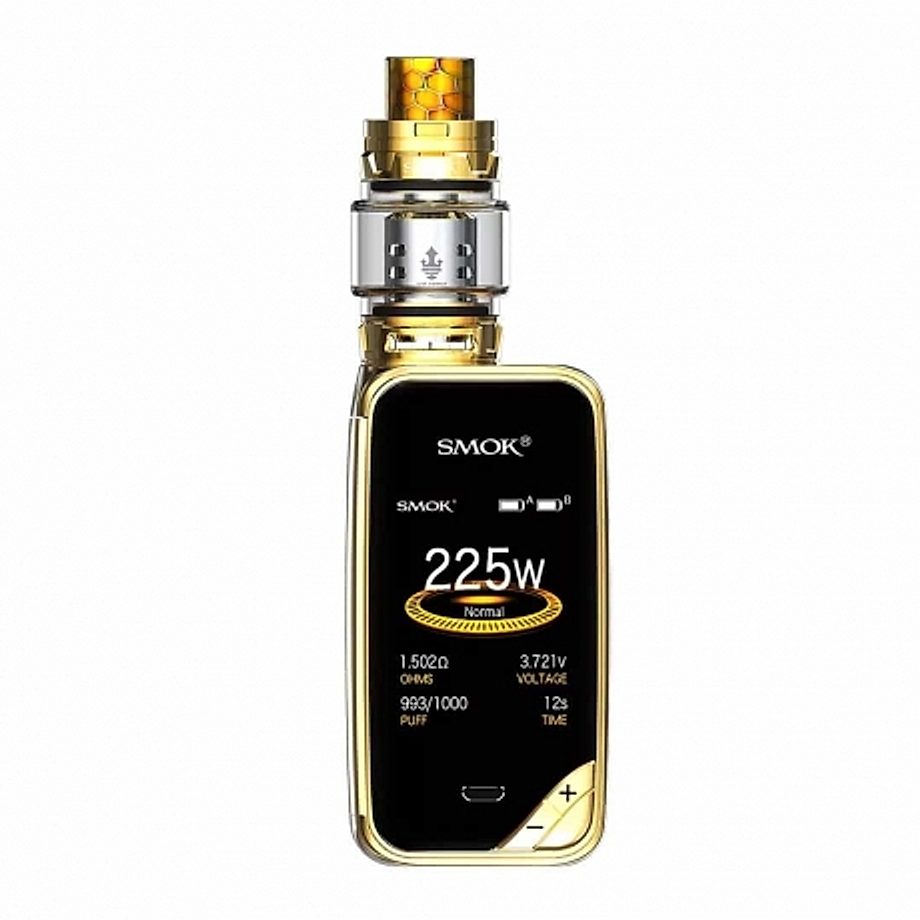 Cigarette electronique Kit X-Priv et TFV12 Prince de Smok couleur or Cigarette electronique Kit X-Priv et TFV12 Prince de Smok couleur or