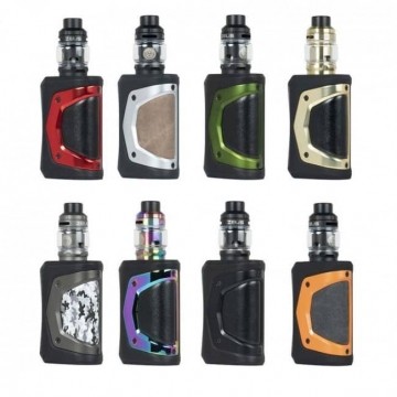 Cigarette electronique Kit Aegis X et Cerberus de Geek Vape de profil avec toutes les couleurs