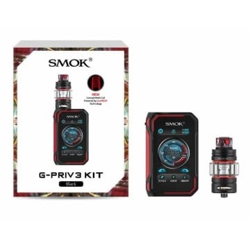 Cigarette electronique La boite du Kit G-Priv 3 et TFV16 Lite de Smok