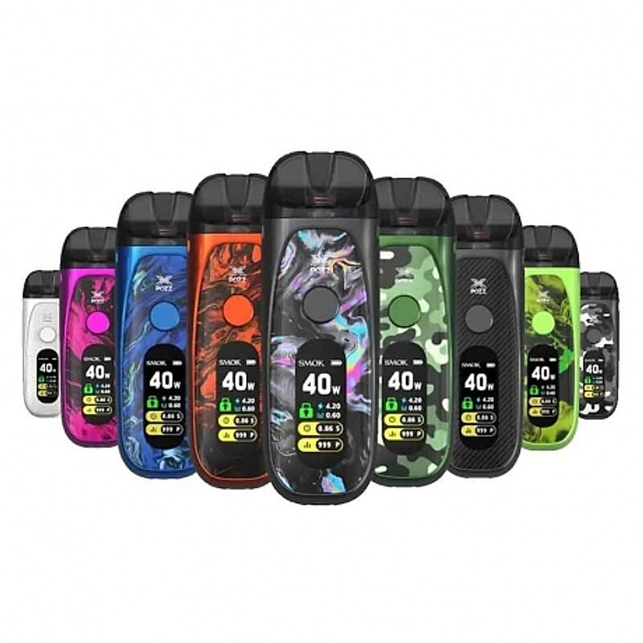 Cigarette electronique Kit Pozz x Pod Smok toutes les couleurs