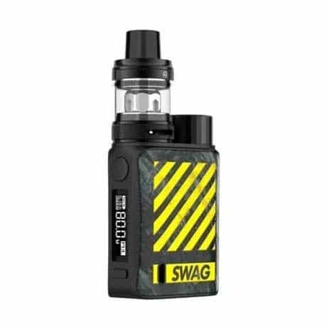Cigarette electronique Kit Swag 2 de Vaporesso couleur rayée jaune Cigarette electronique Kit Swag 2 de Vaporesso couleur rayée jaune