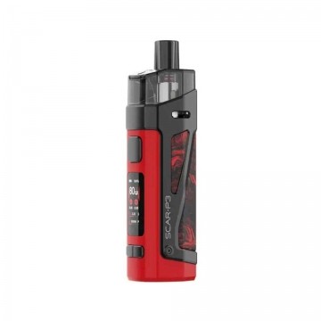 Cigarette electronique Pod Scar p3 de Smok rouge