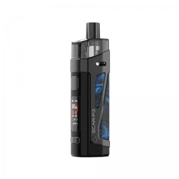 Cigarette electronique Pod Scar p3 de Smok bleue