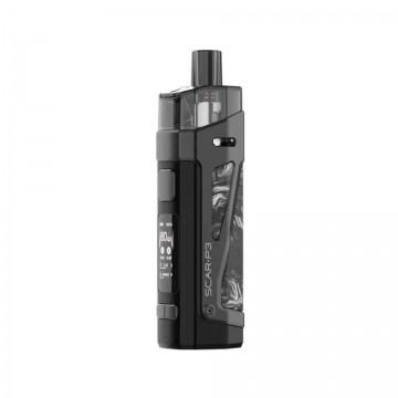 Cigarette electronique Pod Scar p3 de Smok noir et blanc