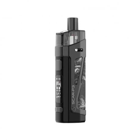 Cigarette electronique Pod Scar p3 de Smok noir et blanc