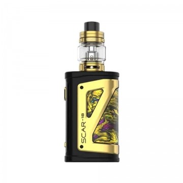 Cigarette electronique Kit cigarette electronique Scar 18 et TFV9 de Smok couleur or