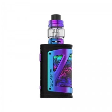 Cigarette electronique Kit cigarette electronique Scar 18 et TFV9 de Smok couleur rainbow