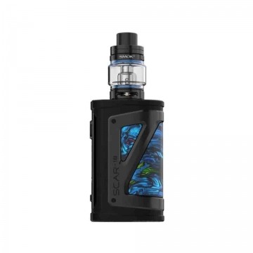 Cigarette electronique Kit cigarette electronique Scar 18 et TFV9 de Smok couleur bleu