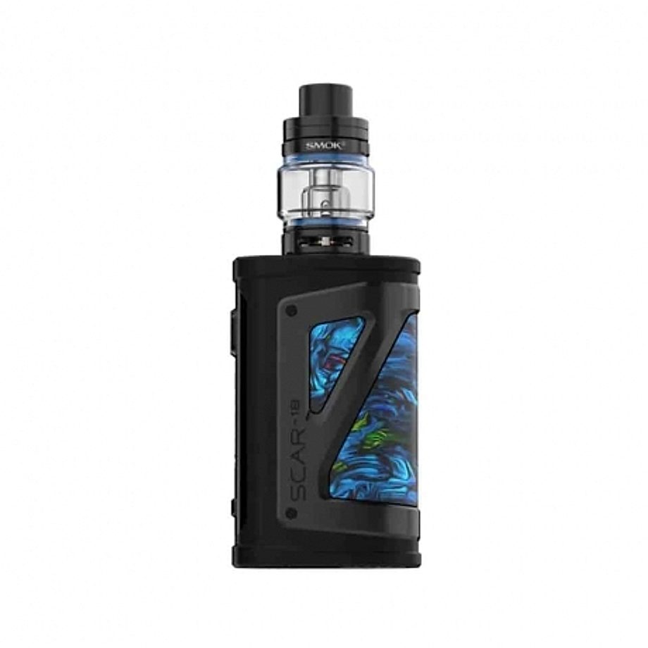 Cigarette electronique Kit cigarette electronique Scar 18 et TFV9 de Smok couleur bleu Cigarette electronique Kit cigarette electronique Scar 18 et TFV9 de Smok couleur bleu