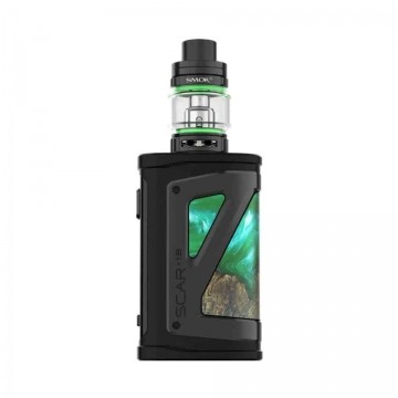 Cigarette electronique Kit cigarette electronique Scar 18 et TFV9 de Smok couleur vert