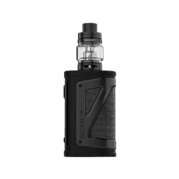 Cigarette electronique Kit cigarette electronique Scar 18 et TFV9 de Smok couleur full black