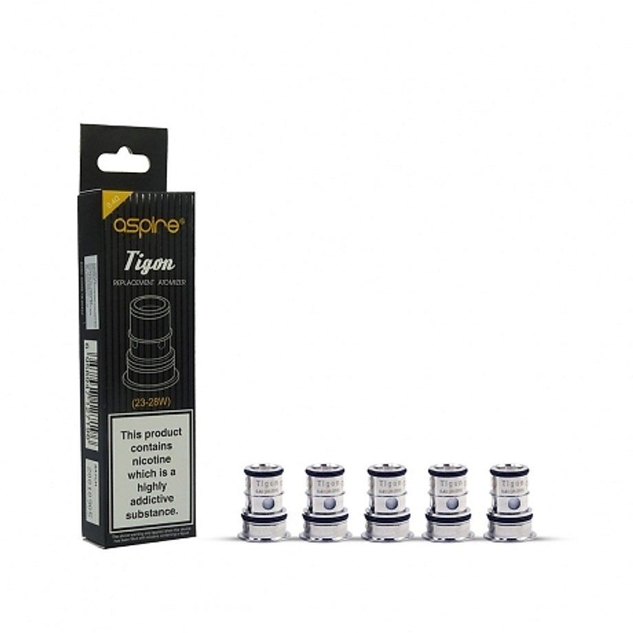 Résistance Tigon 0.4 ohm de Aspire par boite de 5 Résistance Tigon 0.4 ohm de Aspire par boite de 5