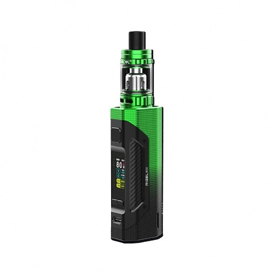 Cigarette electronique Kit Rigel mini et TFV9 mini de Smok couleur vert Cigarette electronique Kit Rigel mini et TFV9 mini de Smok couleur vert