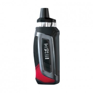 Cigarette electronique Kit Morph Pod 40 de Smok couleur gris rouge