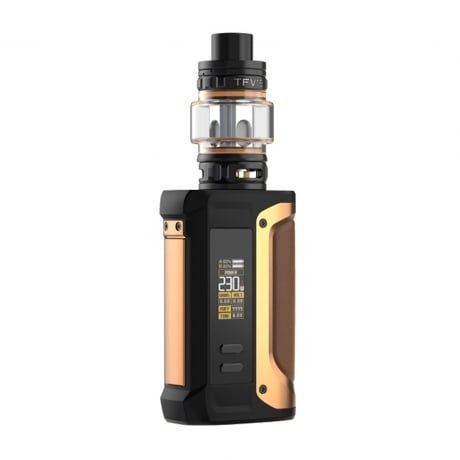 Cigarette electronique Kit Arcfox et TFV18 de Smok couleur or