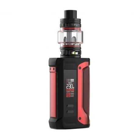 Cigarette electronique Kit Arcfox et TFV18 de Smok couleur rouge