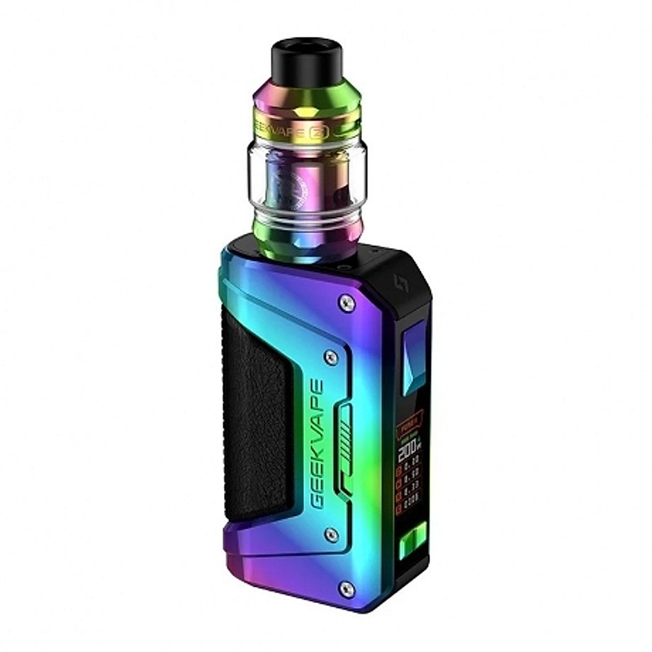 Cigarette electronique Kit Aegis Legend 2 et Z subohm couleur rainbow Geek Vape Cigarette electronique Kit Aegis Legend 2 et Z subohm couleur rainbow Geek Vape