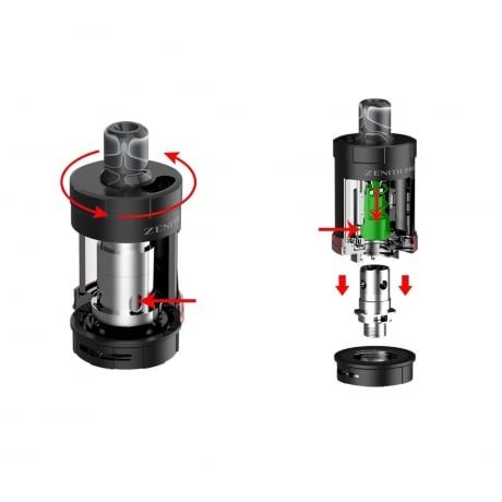 Remplissage du clearomiseur Zenith pro par Innokin