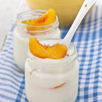 E-liquide yaourt abricot pêche