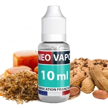 E-liquide tabac gourmand, biscuit, caramel et cacahuete