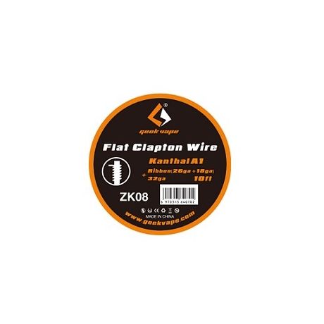 Fil résistif Flat Clapton Wire Kanthal A1 3m de Geekvape Fil résistif Flat Clapton Wire Kanthal A1 3m de Geekvape