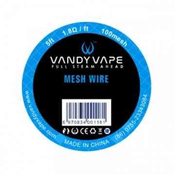 Fil résistif Mesh Wire SS316L 1.5m de Vandy Vape