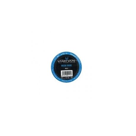 Fil résistif Mesh Wire KA1 1.5m 80 mesh 2.8ohm/ft de Vandy Vape
