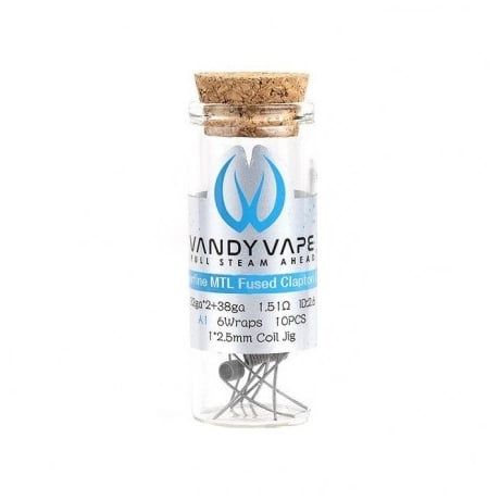 Résistances Superfine MTL Fused Clapton 0.7 ohm de Vandy Vape