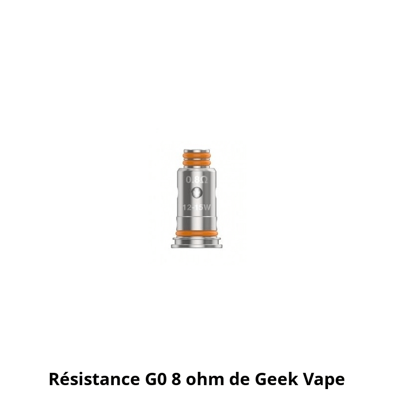 Résistance G0.8 ohm à 3.90 € - Geek vape