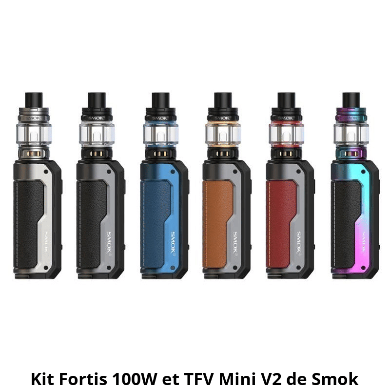 Kit Fortis 100W et TFV Mini V2 Smok ds 49,90