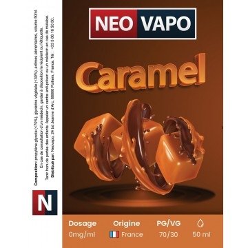 E-liquide Caramel 50ml, très gourmand