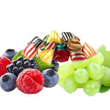 E-liquide Summer, fruits rouges, raisin blanc, bonbons