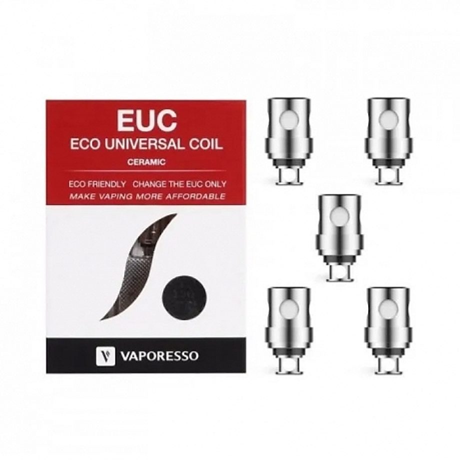 Résistance EUC eco universal ceramic 1.4 ohm de Vaporesso boite de 5 Résistance EUC eco universal ceramic 1.4 ohm de Vaporesso boite de 5