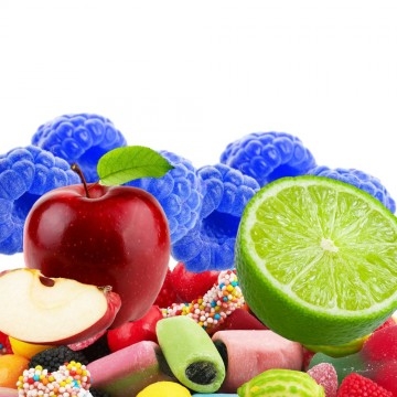 E-liquide Candy blue, fruité et mix