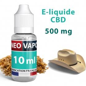 E-liquide CBD Tabac Rouge 500mg
